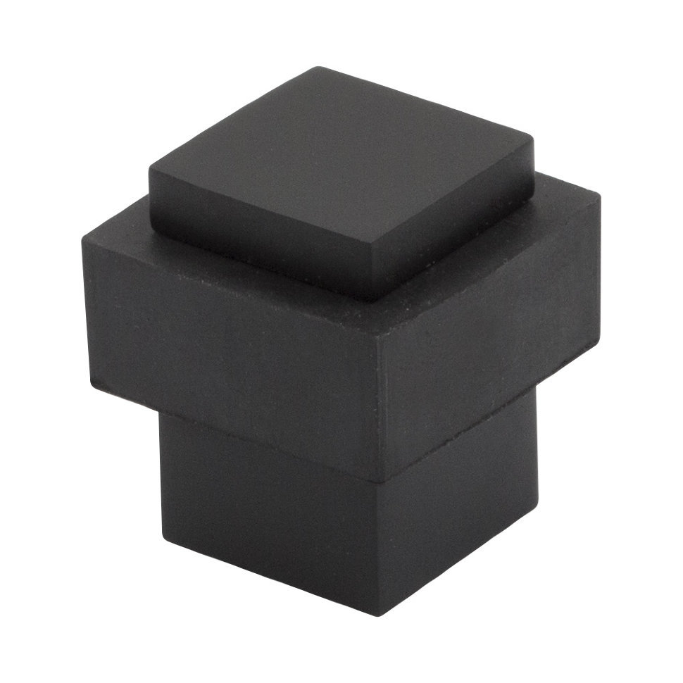 Стопор RDA 113 квадратный черный (55202)
