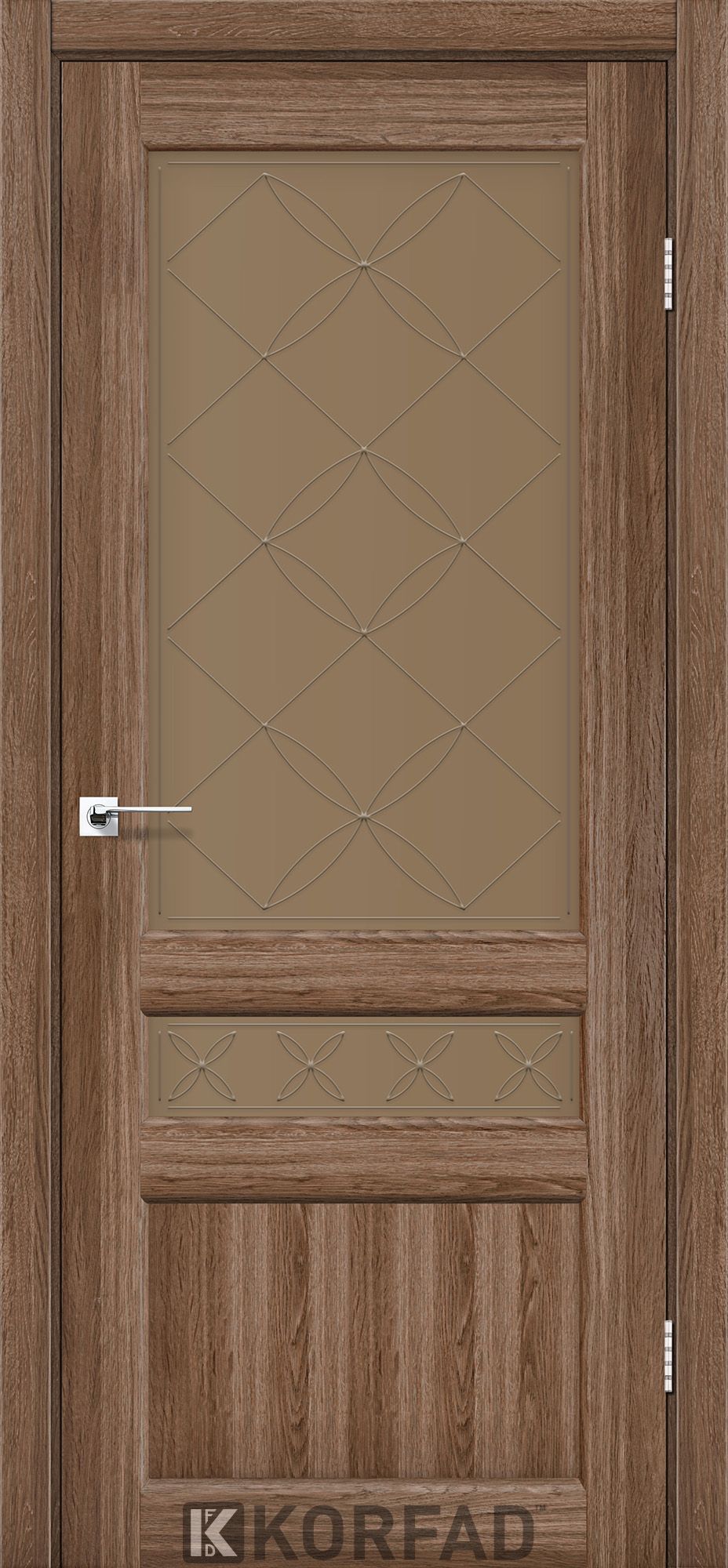 Двері Корфад Classico CL-05 зі штапіком - 16