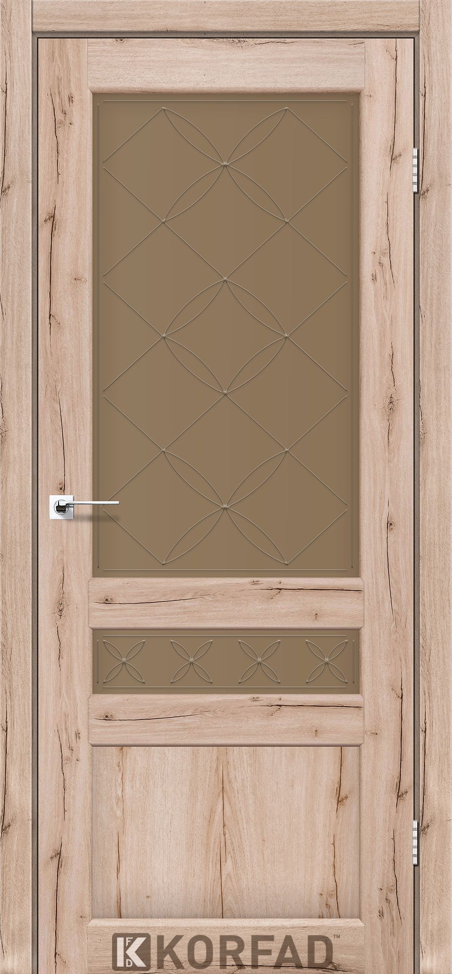 Двері Корфад Classico CL-05 зі штапіком - 28