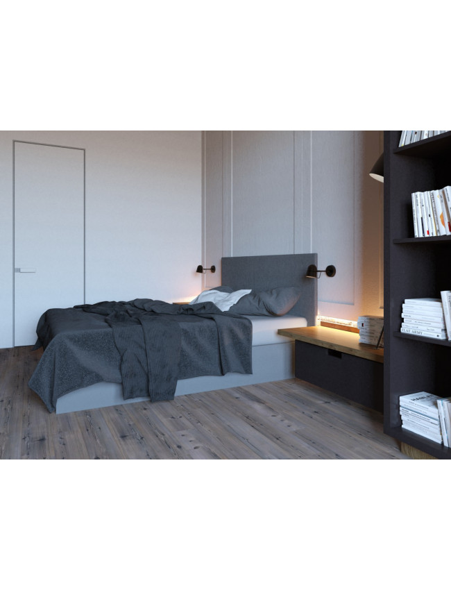 Двері SecretDoors Light грунт | Прихований короб “Універсальний” 45мм (алюмінієве полотно) - 2