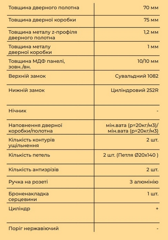 Вхідні двері MAGDA тип 12.2 модель MG 156 - 2