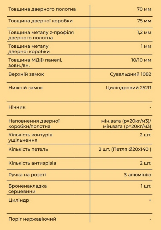 Вхідні двері MAGDA тип 12.2 модель MG 157 - 2