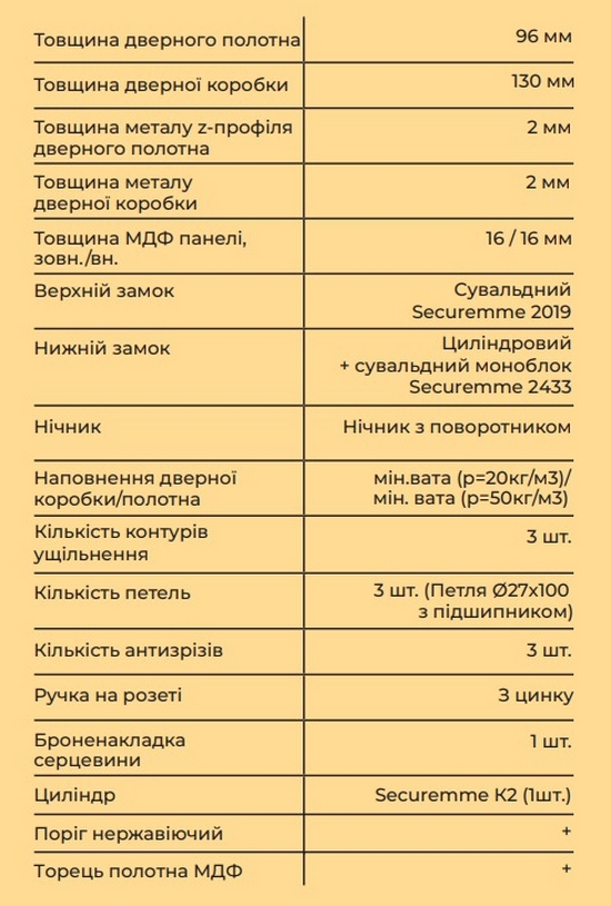 Вхідні двері MAGDA тип 13 модель MG 300/337 - 2