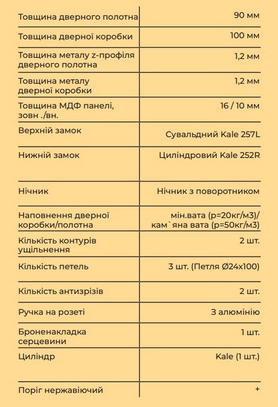 Вхідні двері MAGDA тип 2 модель MG 518 - 2