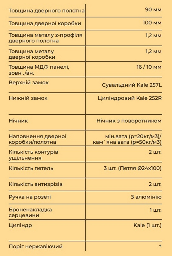 Вхідні двері MAGDA тип 2 модель MG 623 - 2