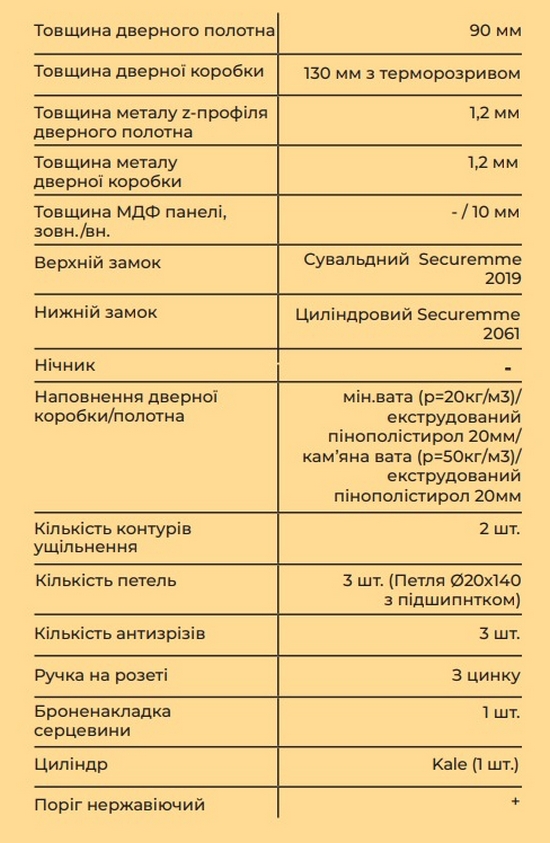 Вхідні двері MAGDA тип 4 модель Орнамент №1 / MG 167 - 2