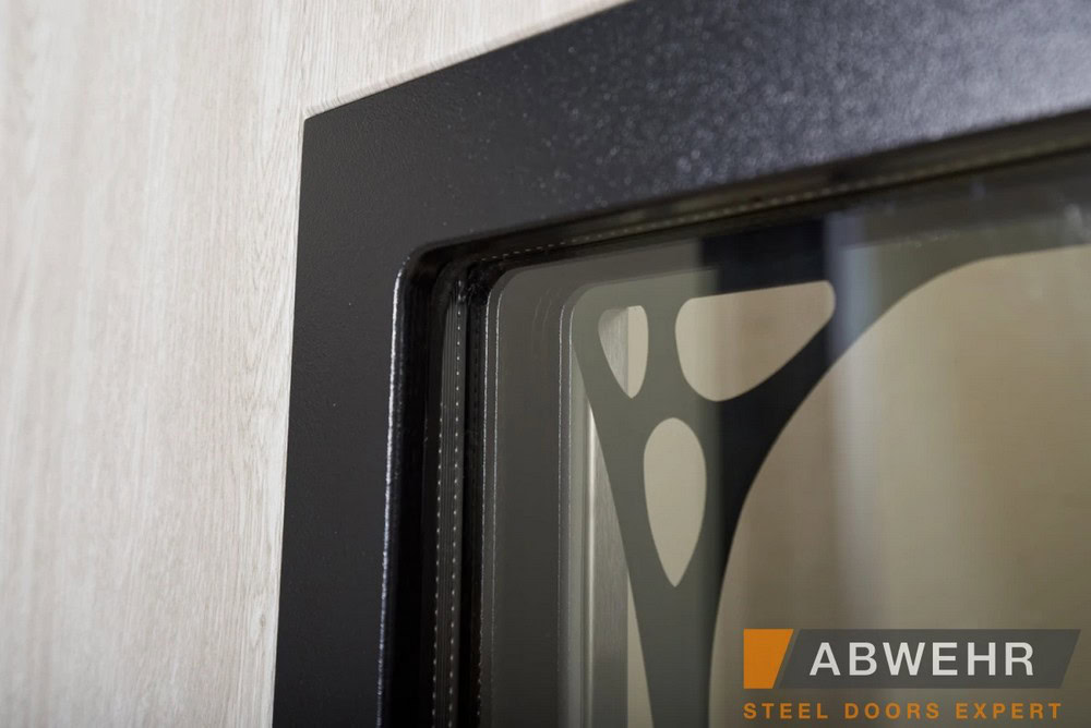 Двері вхідні Abwehr з терморозривом модель Nordi Glass - 8